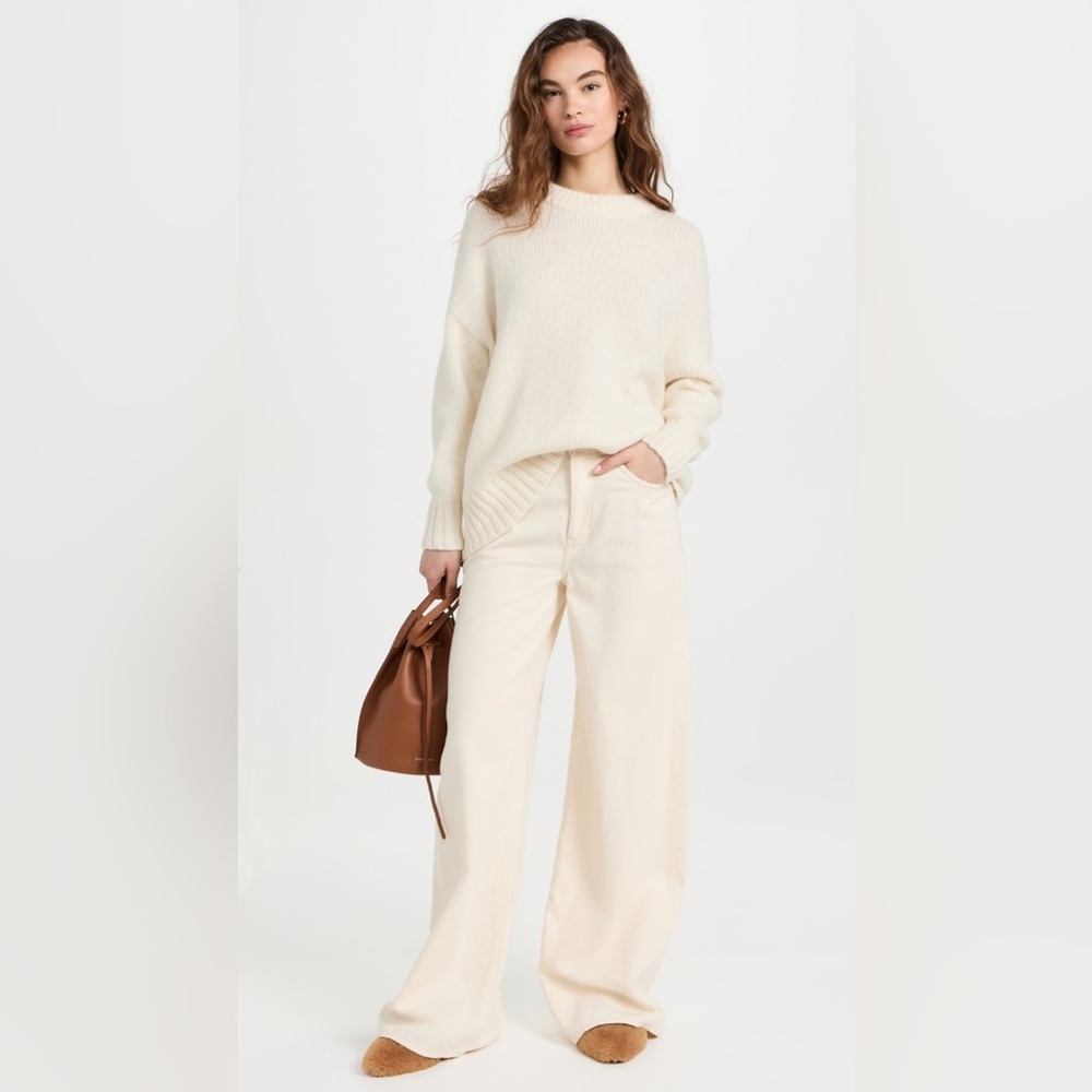 Jenni Kayne Alpaca Cocoon Crew Neck Pullover - sz L